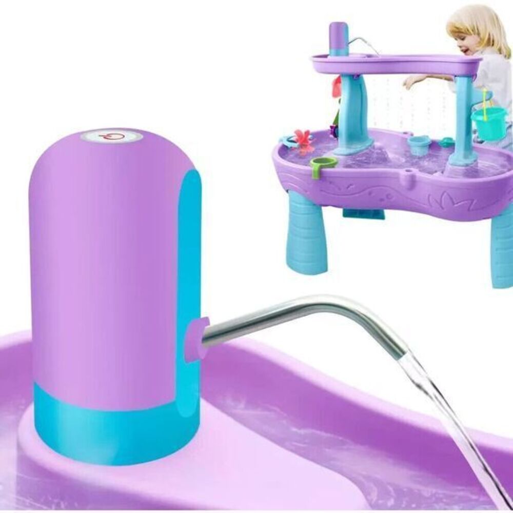 Powerful Water Table‎ Pump, Battery Powered Water Pump for Kids 3 Hours Non-Stop